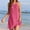 🔥 Hot Pink, variant on Sentmoon Beach Vacation Dresses Active Sleeveless Slip Dress Summer Solid Color Eyelet Regular Fit Sun Dresses for Women 2026 for Work and Office XL