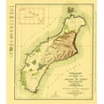 thumbnail image 2 of USGS 12x13 White Modern Wood Framed Museum Art Print Titled - Niihau Island Hawaii - USGS 1929, 2 of 4