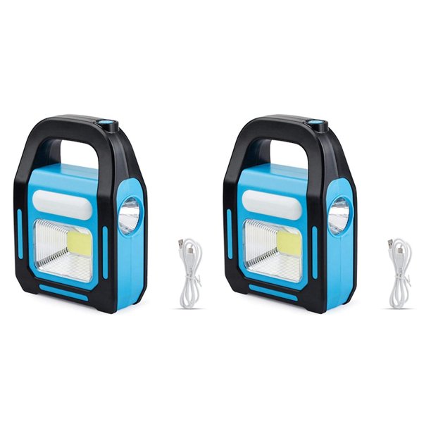 Luz que acampa de la mazorca recargable del USB solar 3 en 1 para cargar dispositivos