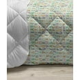 thumbnail image 3 of Alphabet Down Alternative Comforter, Simplistic Letters in Random Order Repetitive Pattern on Plain Backdrop, Microfiber Quilt for All Season, 5 Sizes, Dark Grey and White, by Ambesonne, 3 of 3