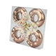 thumbnail image 1 of 4 adornos colgantes navideños de donut para celebrar Oro, 1 of 9
