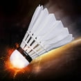 thumbnail image 4 of Slatcetga New 12 Pcs White Badminton Ball Shuttlecocks Sport Training Game, 4 of 8