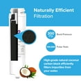 thumbnail image 4 of Brio 6023A Refrigerator Water Filter Replacement Compatible WIth GE GSWF, GSWF3PK, GSWFDS, 100749-C, 100749C, 100810/A, 100810A, 4 of 9