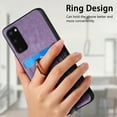 thumbnail image 4 of Dteck for Samsung Galaxy S20 FE Case, 2 in 1 Magnetic Wallet with Phone Grip, Compatible with MagSafe, Detachable Premium PU Leather Magnetic Case with Card Slots Ring Holder,Purple, 4 of 9