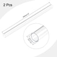 thumbnail image 2 of Uxcell 2 Pcs Clear Acrylic Pipes Round Tube for Lamps and Lanterns 18mm x 22mm, 2 of 6
