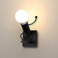 thumbnail image 1 of Aplique de pared LED para interiores, lámpara de pared moderna, lámpara de metal vintage E27 para sala de estar, dormitorio, pasillo, escalera, camino, 1 of 5