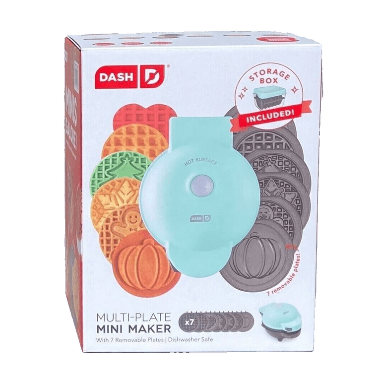Dash Multi-Plate Mini Waffle Maker with Removable Plates