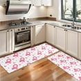 thumbnail image 3 of Kitchen Rugs Sets Of 2,Pink Breast Cancer Anti Fatigue Kitchen Mat Rugs Non Slip Washable,Decorative Kitchen Floor Mats for Kitchen,Sink,Laundry,17"X47", 3 of 5