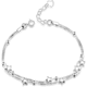 thumbnail image 1 of Pulsera de Plata Esterlina 925 para Mujer, Bracelete Ajustable a 18CM, Regalo para Chicas Xtellar plateado, 1 of 4