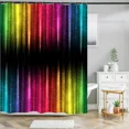 thumbnail image 2 of 3D Fashion Colorful Cool Printed Fabric Shower Curtain Waterproof Polyester Bathroom Curtains Home rate with, 2 of 6