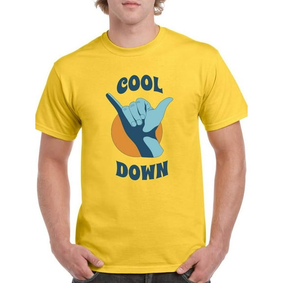 Cool Down T-Shirt Men -Smartprints Designs, Male XX-Large