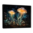 thumbnail image 2 of Designart "Luminescent Beauty of Jellyfish III" Animals Floater Framed Wall Decor, 2 of 7