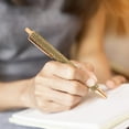 thumbnail image 1 of The Beating Pen Rhinestone Foreskin The Pen Girl Student Stationery Ballpoint Pen Color Pen 1ML Stationery Paper And Envelopes Set Plain, 1 of 5