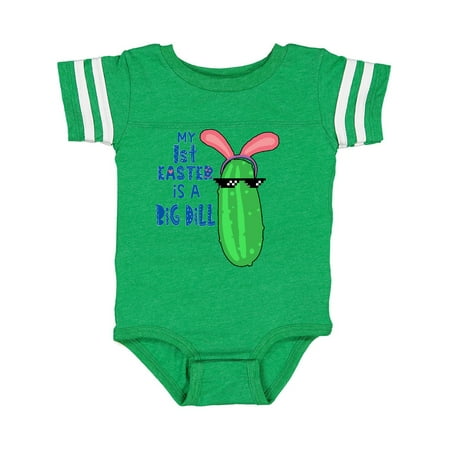 

Inktastic My 1st Easter is a Big Dill Pickle in Pink Bunny Ears Gift Baby Boy or Baby Girl Bodysuit