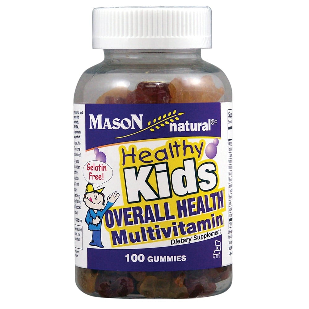 Mason Vitamins Healthy Kids Multivitamin Gummies, 100 Ct