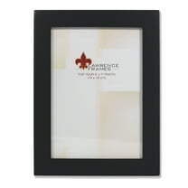 Lawrence Frames Black Wood Classic 5x7 Picture Frame 34357