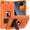 Orange and Black, variant on SUPNICE Case for iPad 9th 8th 7th Generation (10.2 inch, 2021/2020/2019), Shockproof Protective iPad 10.2 Case with Built-in Stand/Pencil Holder, Orange and Black