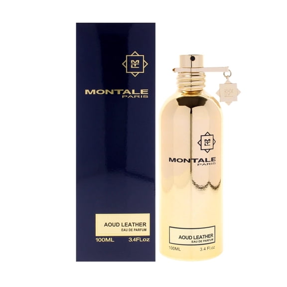 Montale Aoud Leather Eau de Parfum Spray, Unisex Fragrance, 3.3 Oz