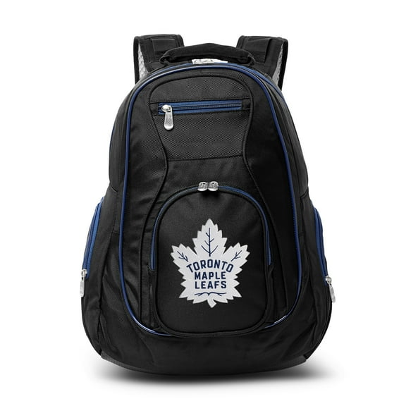 MOJO Black Toronto Maple Leafs Trim Color Laptop Backpack