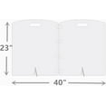 thumbnail image 3 of Clear freestanding Dog gate for Indoor use,Pet Gates for doorways no Drilling,Acrylic Foldable Dog gate for Stairs with Support feet (2 Panel - 40''W x 23''H), 3 of 10