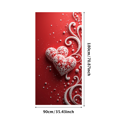 thumbnail image 3 of Valentine's Day Heart Love Backdrop Banner Romantic Flower Design Wedding Photo Props Party Decorations Background Event Display, 3 of 4