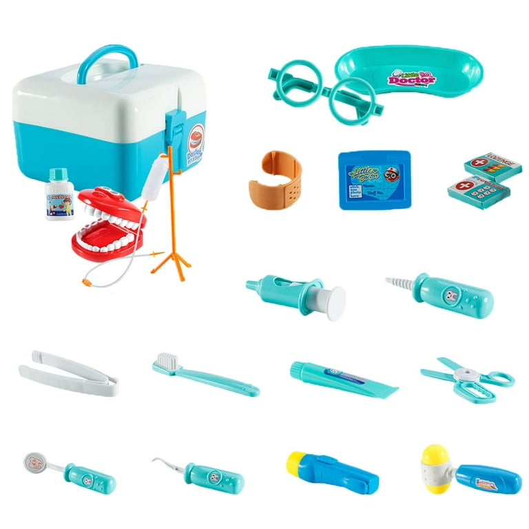 Fridja Doctors Set For Kids Pretend Play Toys Dentist Check Teeth Model  Role Play Toys 