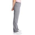 thumbnail image 3 of Hanes Womens ComfortSoft EcoSmart Open Leg Fleece Sweatpants, L, Light Steel, 3 of 3