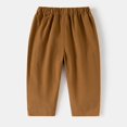 thumbnail image 4 of AOMPMSDX Boys Pants 2025 New Children's Solid Color Casual Pants Fashion Children's Pants Spring And Summer Children's Pants Fashion Daily 18 Months-24 Months, 4 of 4