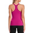 thumbnail image 2 of Beautyin Women's Athletic Yoga Tops Slim Fit Racerback Running Undershirt, 2 of 6