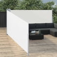 thumbnail image 1 of vidaXL Retractable Side Awning Cream 100x1000 cm, 1 of 5