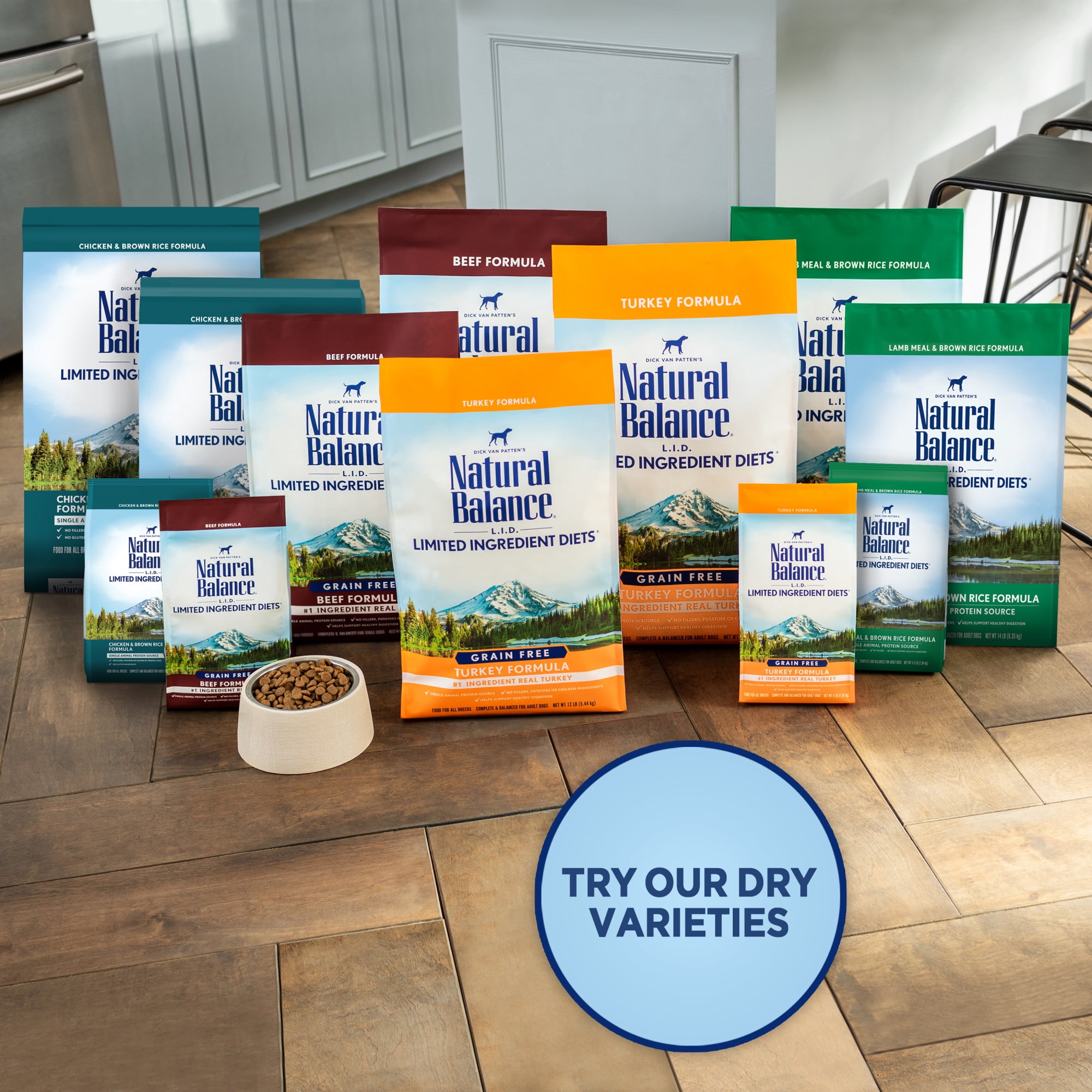 Natural Balance L.I.D. Limited Ingredient Diets Dry Dog Food 4 Pounds Lamb Brown Rice Formula Walmart Business Supplies