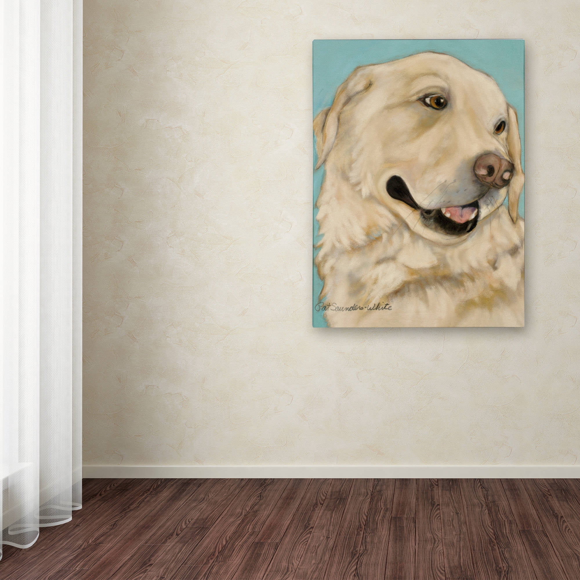 Trademark Fine Art "Jasper" Canvas Art by Pat Saunders-White