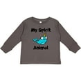 thumbnail image 3 of Inktastic Narwhal is My Spirit Animal Boys or Girls Long Sleeve Toddler T-Shirt, 3 of 5