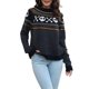 thumbnail image 1 of Jersey JUNBOON para mujer, vintage, con lunares, diseño de Halloween, diseño de fantasma, 1 of 6