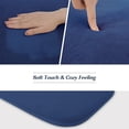 thumbnail image 3 of Tapis de Bain Antidérapant pour Salle de Bain, 50*80, Bleu Marine, 3 of 5