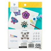 Hello Hobby Flowers & Butterflies Window Art, Customize 8 Plastic Suncatchers