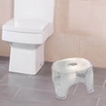 thumbnail image 1 of Acrylic Bathroom Stool Shoe Changing Stool Stool Bench Transparent Non Slip Household for Apartment Bedroom, 1 of 8