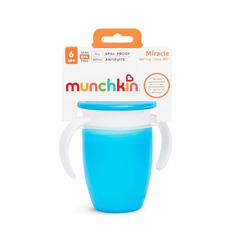 Munchkin Miracle 360 Degree Trainer Sippy Cup, Blue - 7 oz
