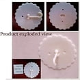 thumbnail image 5 of 3 Set of Ceiling Mosquito Net Hooks, Super Glue, Dome Mosquito Net Hooks; Ceiling Hooks, Bed Canopy Hooks for Home, Easy to Install and Use Bedding Accessories, 5 of 5