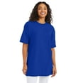 thumbnail image 5 of Hanes Beefy-T Men's Heavyweight Cotton T-Shirt (Big & Tall Sizes) Deep Royal LT, 5 of 10