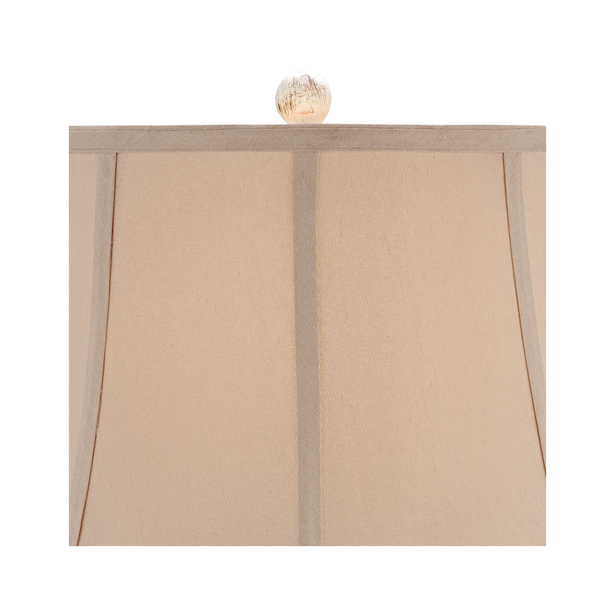 Regency Hill Rustic Country Cottage Table Lamps 29" Tall Set of 2 Crackled Ivory Glaze Ceramic Beige Bell Shade for Bedroom Living Room House Bedside