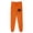 Orange, variant on Fartey Womens Mens Sweatpants Fall Fleece Lined Jogger Pants with Pockets Fashion Print Drawstring High Waisted Cinch Bottom Sweatpant Black S