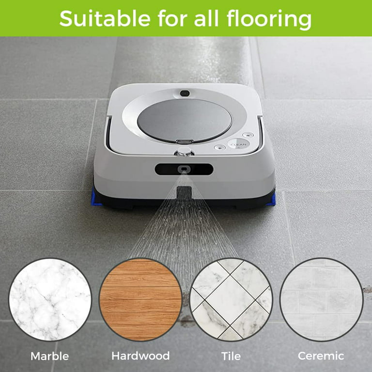 iRobot Braava Jet M6 (6110) Ultimate Robot Mop and m Series Wet Mopping  Pads, (7-Pack)