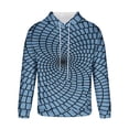thumbnail image 4 of Rbaofujie Chandail en Molleton pour Hommes Mode Décontractée Chandails en Molleton à Capuche Col Rond Imprimé Pull Manches Longues Hauts Chandail en Molleton Zip Chandail à Capuchon, 4 of 6