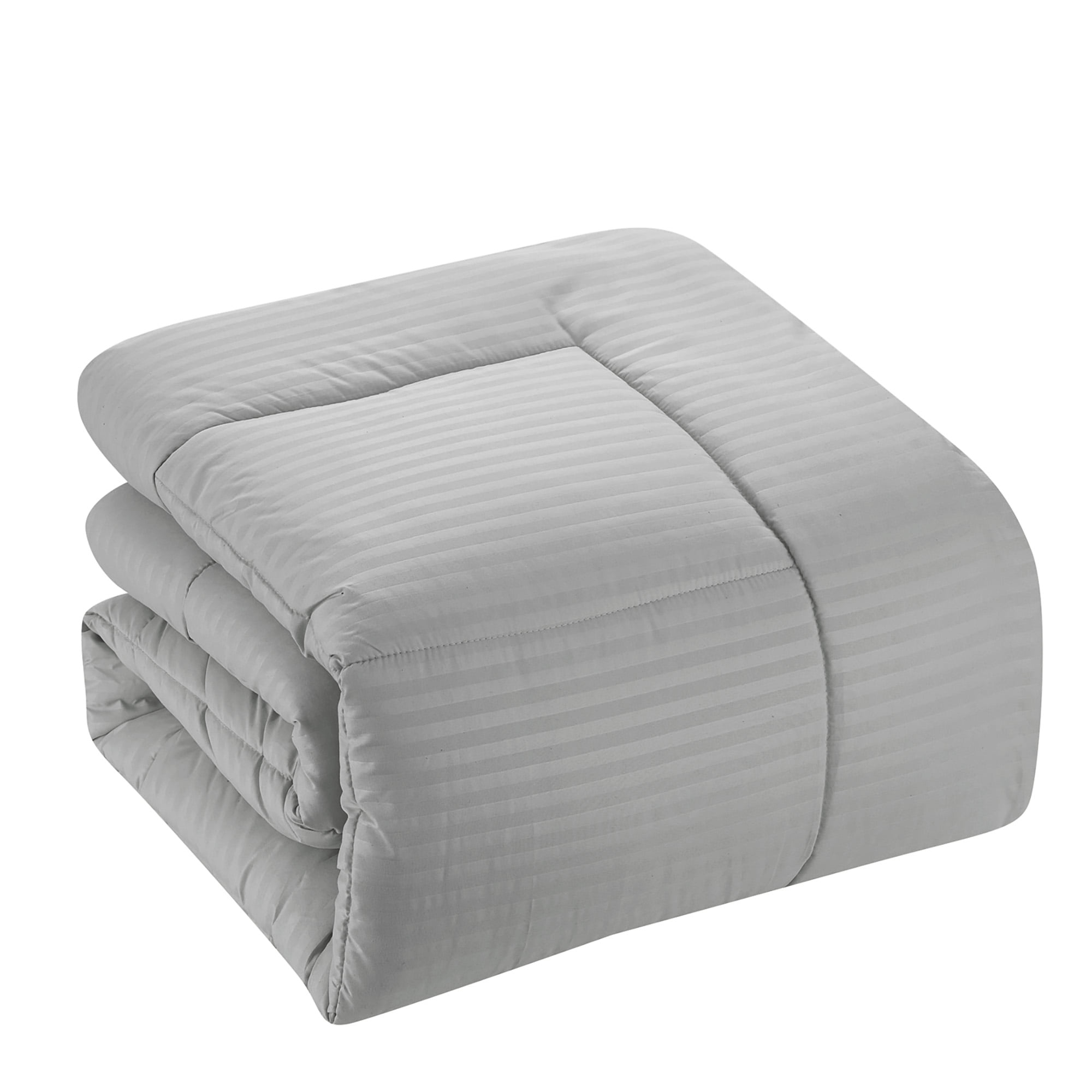 Sweet Home Collection Silver 8 Piece Bed in a Bag Comforter Set with Sheets, Queen