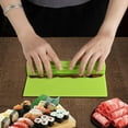thumbnail image 3 of NOGIS Silicone Sushi Rolling Mat Roller Dishwasher Safe BPA Free Nonstick Washable Reusable Easy to Clean DIY Sushi Roll Mats, 3 of 7