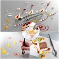 thumbnail image 3 of Juego de 2 cucharas decorativas de precisión para dibujo culinario, herramientas especiales culinarias de acero inoxidable para decorar platos, 3 of 5