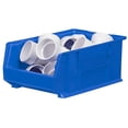 thumbnail image 5 of Akro-Mils 3 Pack AkroBins Plastic Storage Bins, Space-Saving Organizers, Blue, 5 of 6