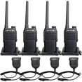 thumbnail image 1 of Radio bidireccional Retevis RT47 impermeable con micrófono IP67, paquete de 4 unidades, 1 of 9