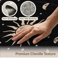 thumbnail image 6 of ODIKA Boho Gothic Phase Vintage Border Distressed Astrology Scroll Round Flowing for Bedroom, Bedside, Nursery, Pet Friendly & Kids Safe, 6 of 7